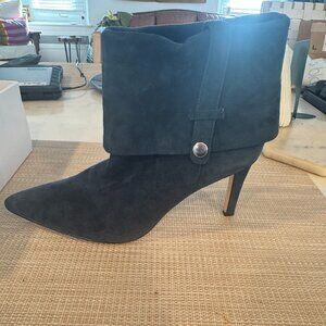 Brand New Calvin Klein Blue suede ankle boots